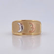Anillo Luna 1.5gr / T8 1/2 / Oro 18K $