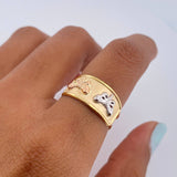 Anillo Mariposa 1.7gr / T6 3/4 / Oro 18K &