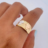 Anillo Rana 1.8gr / T8 1/2 / Oro 18K $