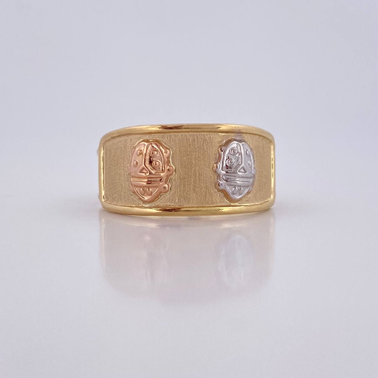Anillo Mariquita 1.7gr / T8 3/4 / Oro 18K $