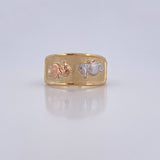 Anillo Caballito de Mar 1.7gr / T7 1/2 / Oro 18K $