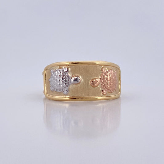 Anillo Tortuga 1.8gr / T8 3/4 / Oro 18K &