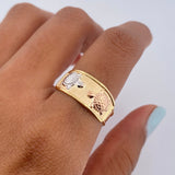 Anillo Tortuga 1.85gr / T8 / Oro 18K $