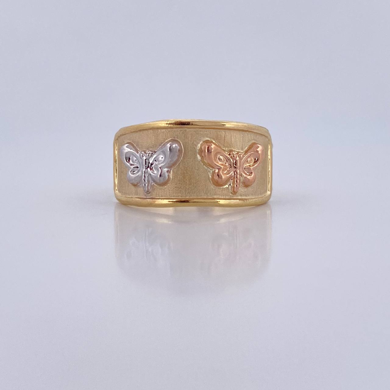 Anillo Mariposa 1.7gr / T6 3/4 / Oro 18K &