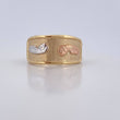 Anillo Virgen Maria 1.7g / T8 1/2 Tres Oros 18K