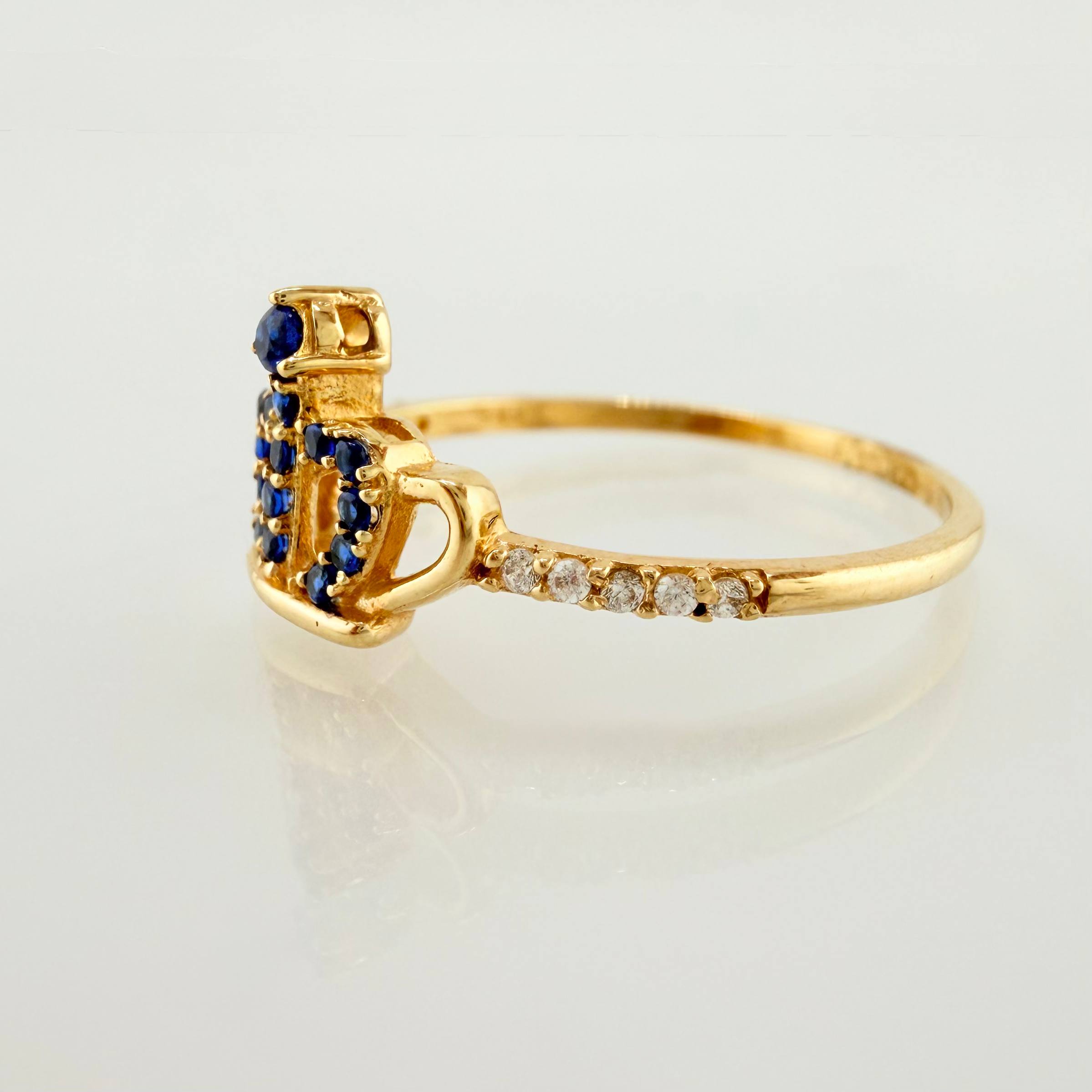 Anillo Corona 1.5gr / T6 1/2 / Oro Amarillo 18K ©