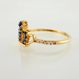 Anillo Corona 1.5gr / T6 1/2 / Oro Amarillo 18K ©