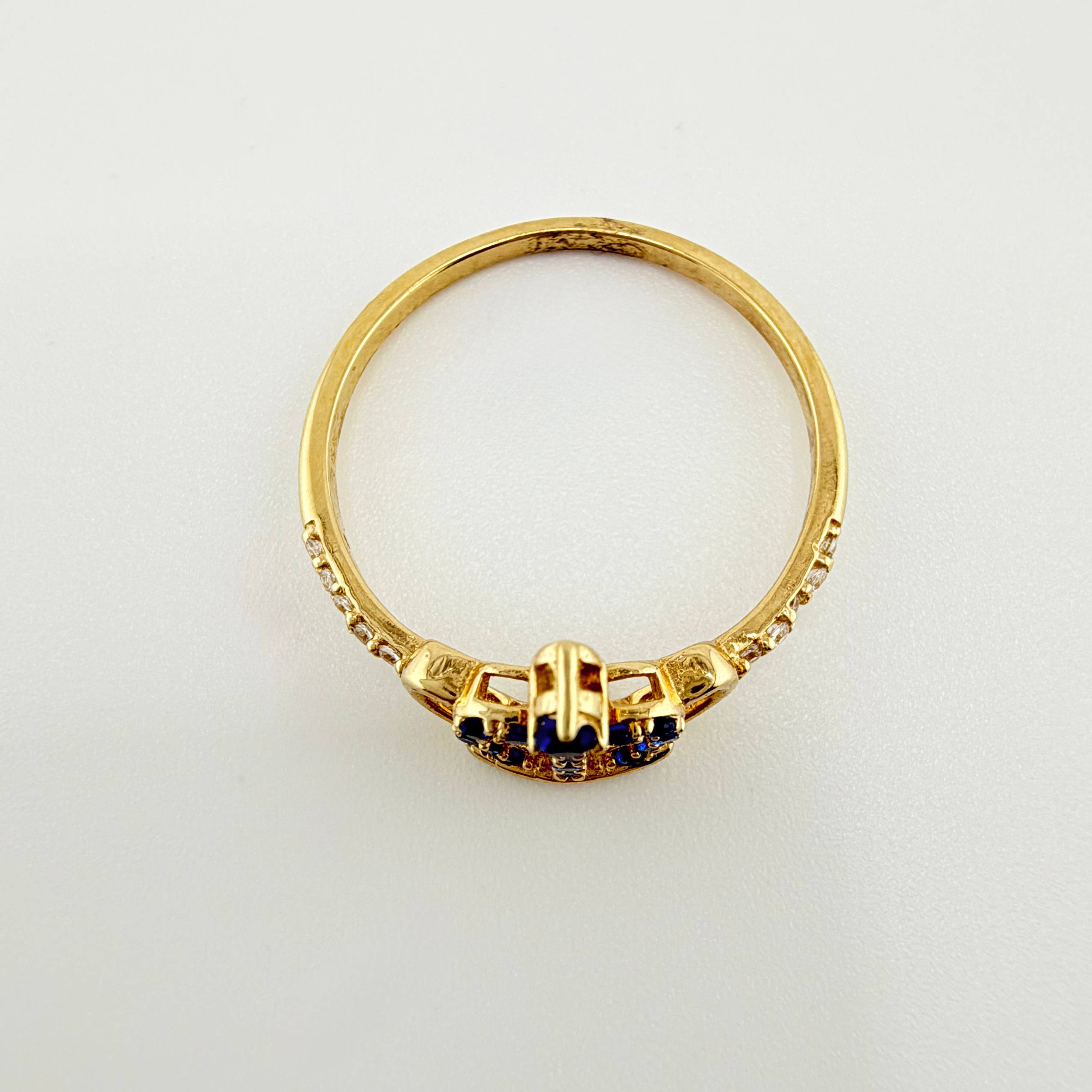 Anillo Corona 1.5gr / T6 1/2 / Oro Amarillo 18K ©