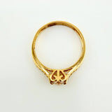 Anillo Solitario Cetro Tupido 1.9gr / T6 1/4 / Oro Amarillo 18K ©