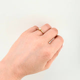 Anillo Solitario Cetro Tupido 1.9gr / T6 1/4 / Oro Amarillo 18K ©