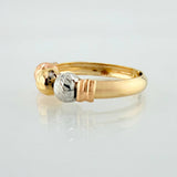Anillo Trío Bolas 1.5gr / T8 1/2 / Tres Oros 18K