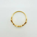 Anillo Corona Quinces 1.75gr / T6 1/4 / Oro Amarillo 18K ©