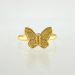 Anillo Mariposa 0.95gr / T7 3/4 / Oro Amarillo 18K ©