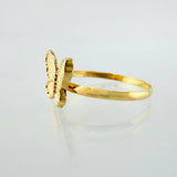 Anillo Mariposa 0.95gr / T7 / Oro Amarillo 18K