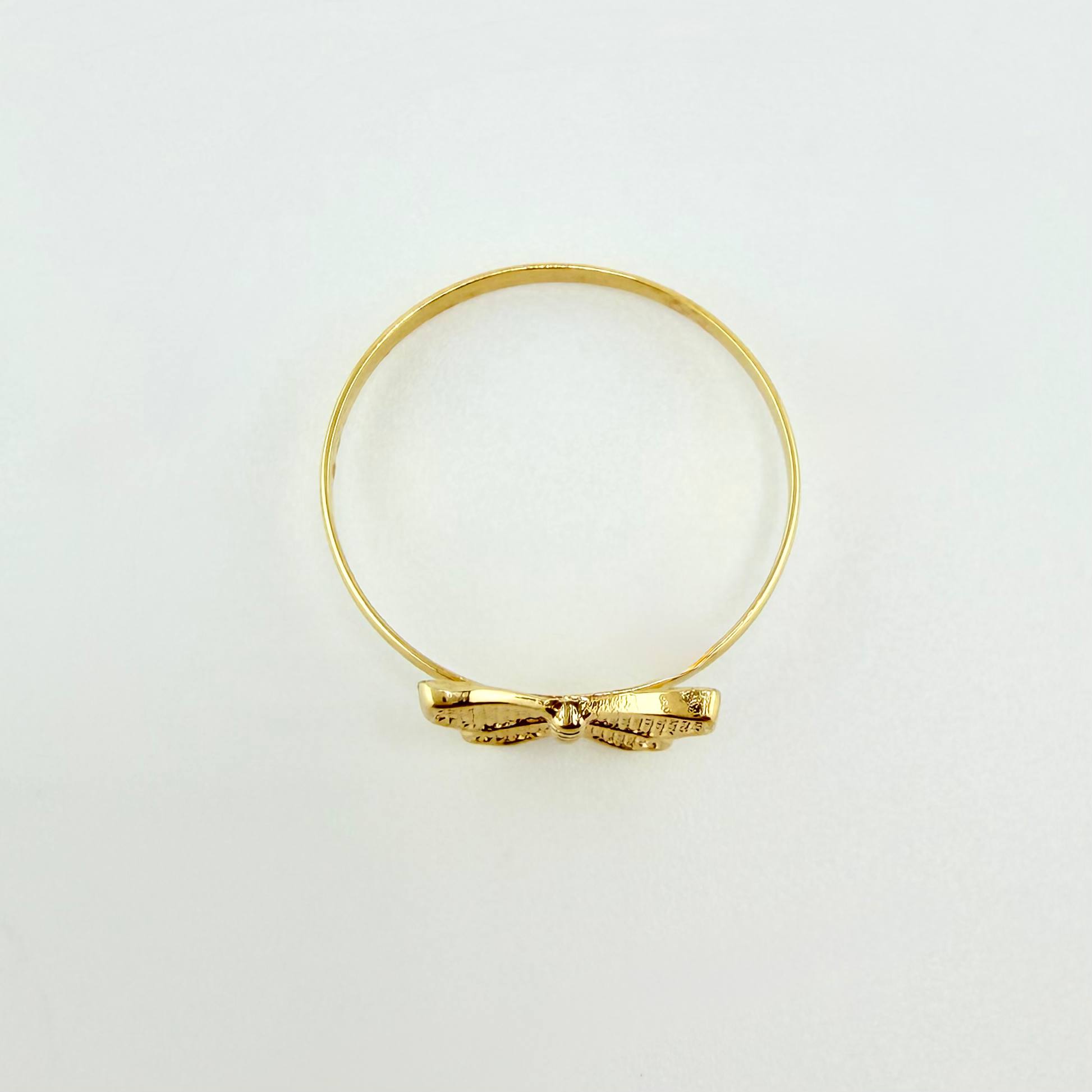 Anillo Mariposa 0.95gr / T8 1/4 / Oro Amarillo 18K