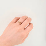 Anillo Infinito Corazón 0.65gr / T7 3/4 / Oro Amarillo 18K ©