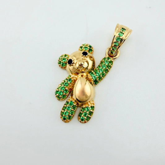 Dije Oso Mano Arriba 2.7gr / 2.6cm / Oro Amarillo 18K