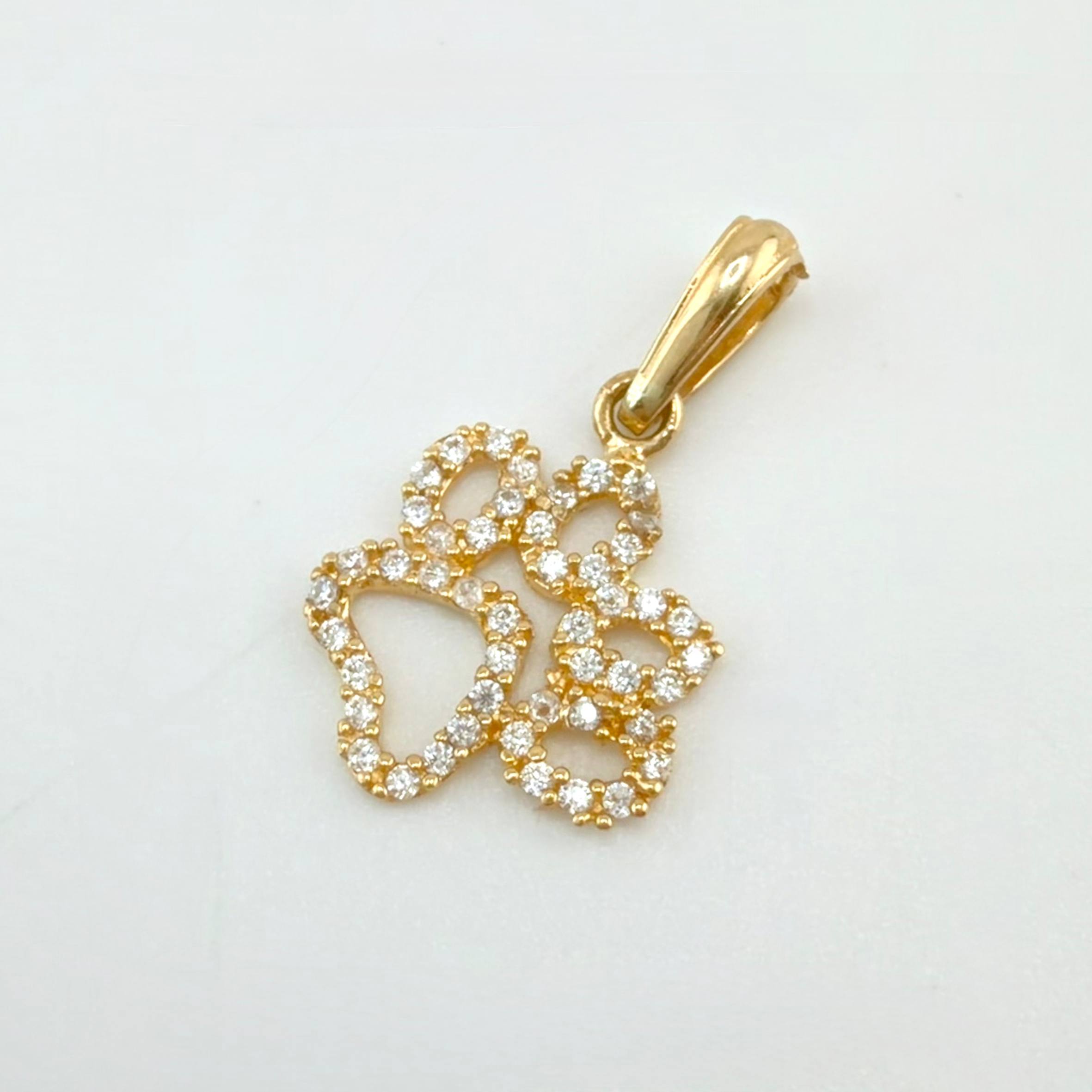 Dije Huella 1gr / 2.2cm / Oro Amarillo 18K ©