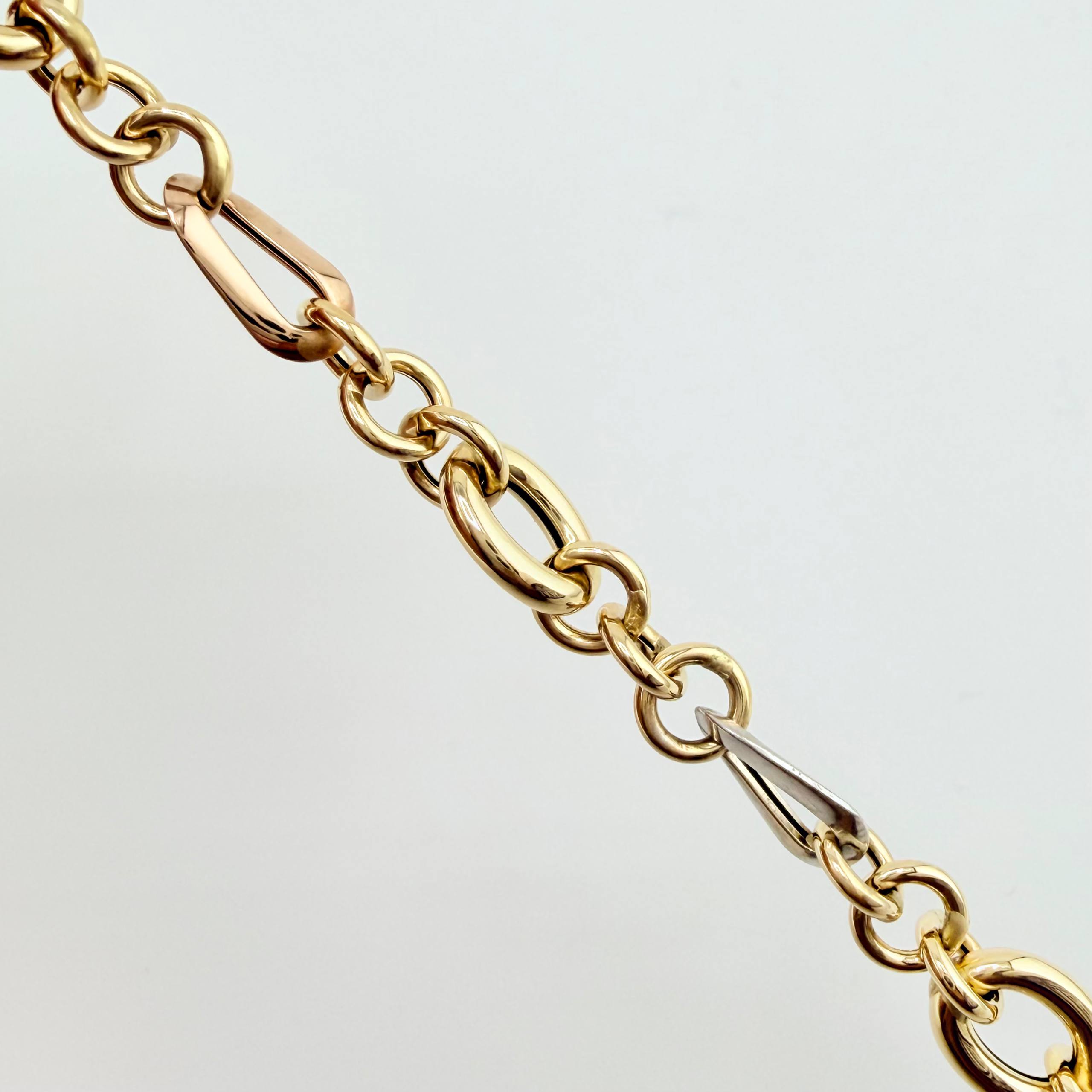 Pulso Aro Seguido 3.85gr / 19cm / 5mm Tres Oros +4 18K