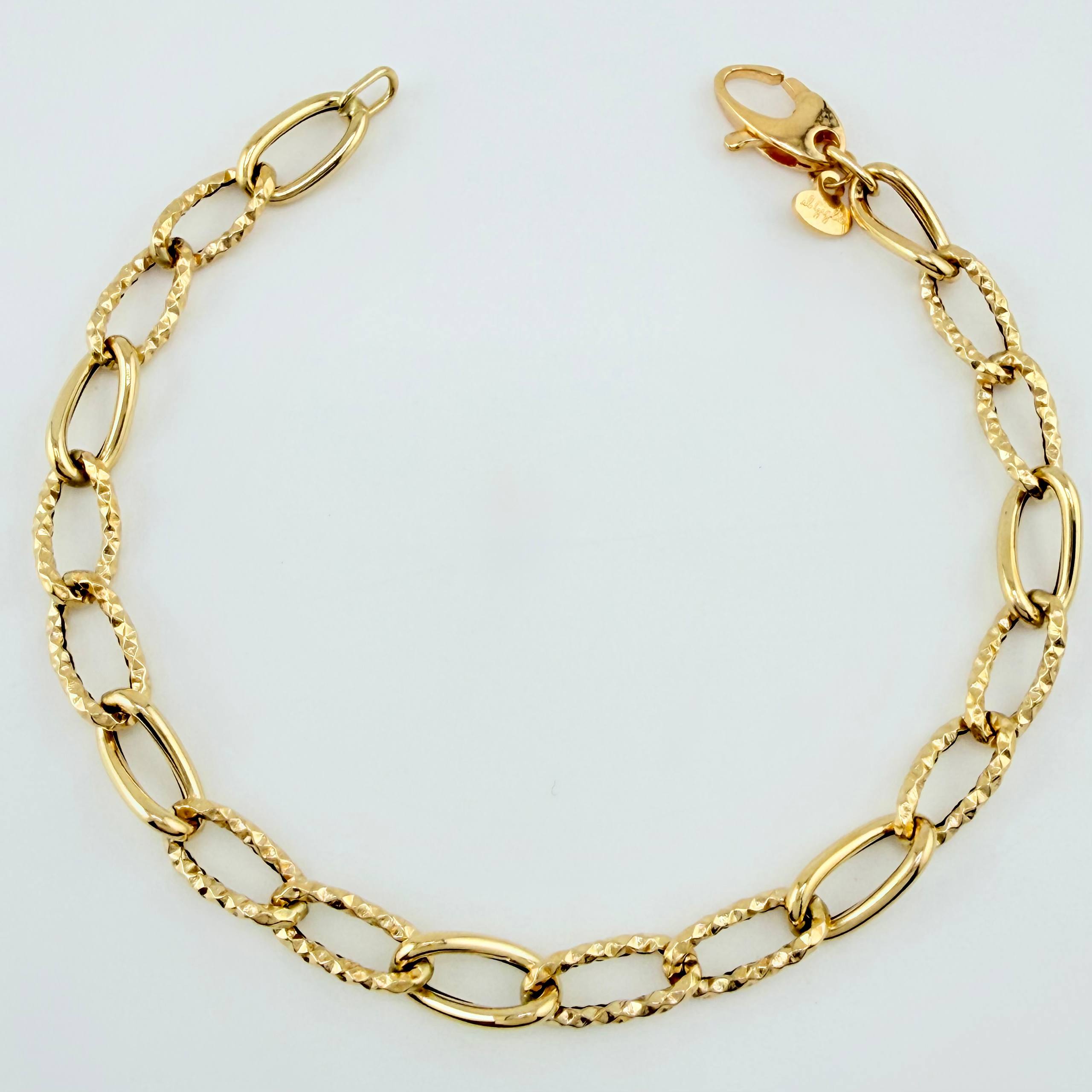 Pulso Espiga 2.9gr / 19cm / 5.9mm Oro Amarillo +4 18K