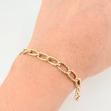 Pulso Espiga 2.9gr / 19cm / 5.9mm Oro Amarillo +4 18K