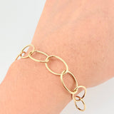 Pulso Burbujas 6.4gr / 19cm / 12mm Oro Amarillo +4 18K