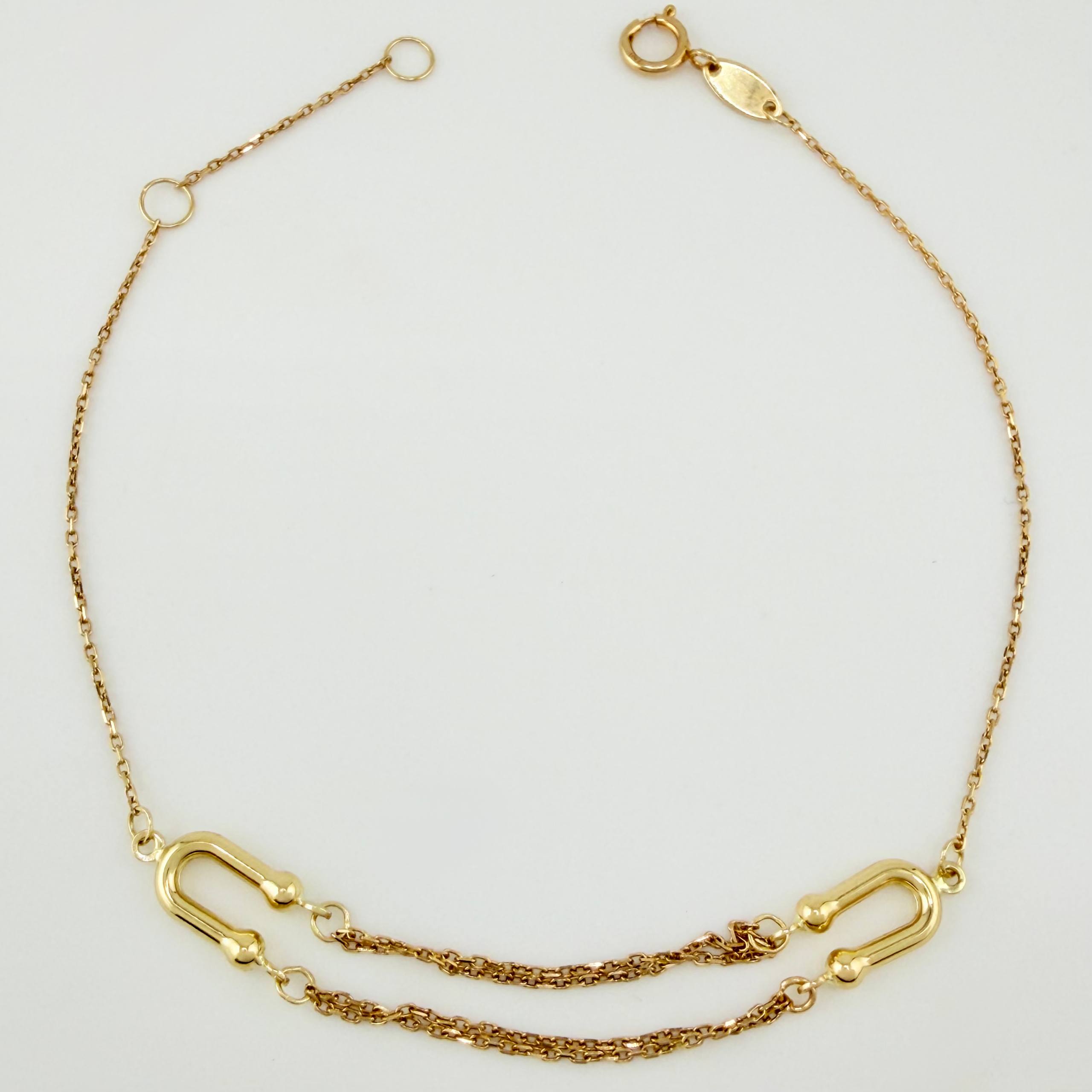 Pulso Cajón Imanes 1.3gr / 17cm-19cm / 0.8mm Oro Amarillo +4 18K