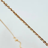 Cadena Aro Seguido Aro Tribal 3.9gr / 45cm / 1.4mm Oro Amarillo +4 18K