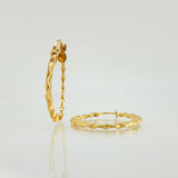 Candongas Siad 1.6gr / 2.7cm / Oro Amarillo 18K