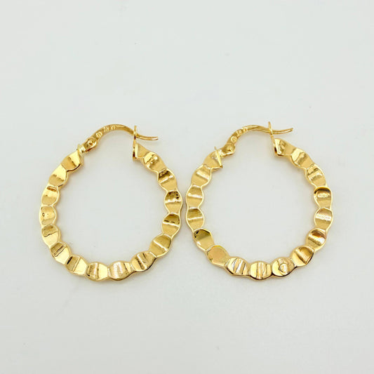 Candongas Siad 1.6gr / 2.7cm / Oro Amarillo 18K