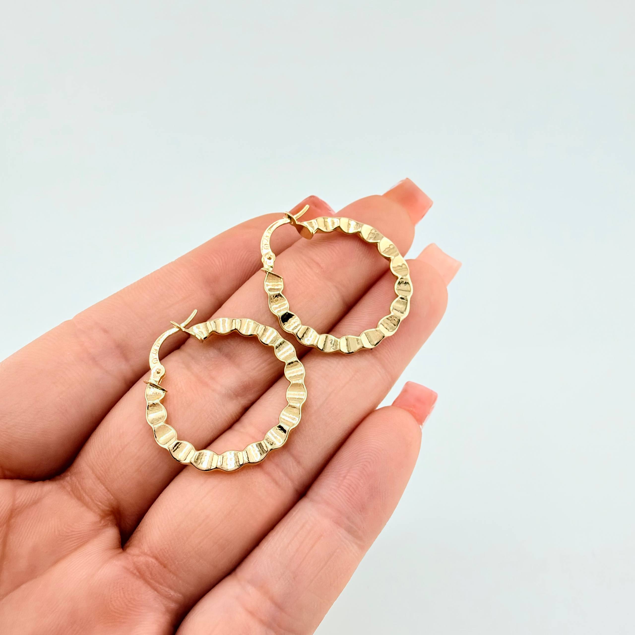 Candongas Siad 1.6gr / 2.7cm / Oro Amarillo 18K