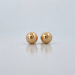 Topos Bola 0.85gr / 8mm Lisa Oro Amarillo 18K $