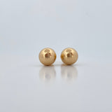 Topos Bola 0.85gr / 8mm Lisa Oro Amarillo 18K $
