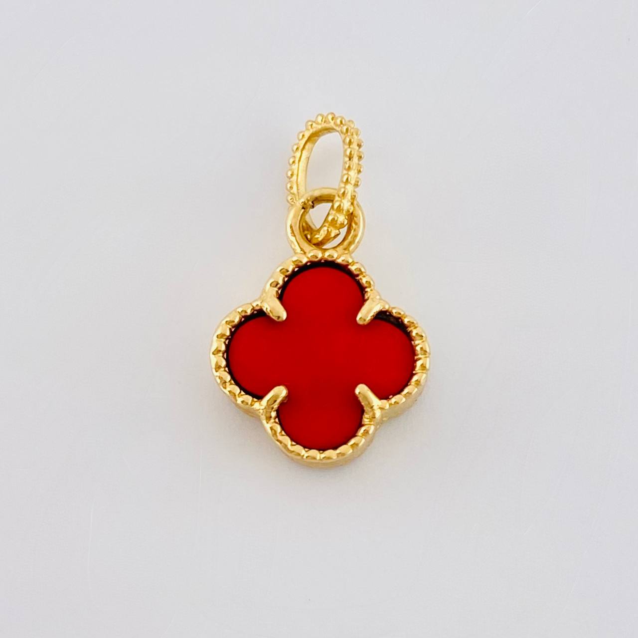 Dije Trebol 1 g / 1.6 cm Oro Amarillo 18K