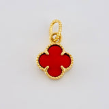 Dije Trebol 1 g / 1.6 cm Oro Amarillo 18K