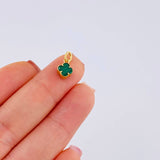 Dije Trebol 0.55 g / 1.4 cm Oro Amarillo 18K