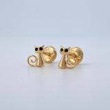Topos Gato 0.6gr / Oro 18K &
