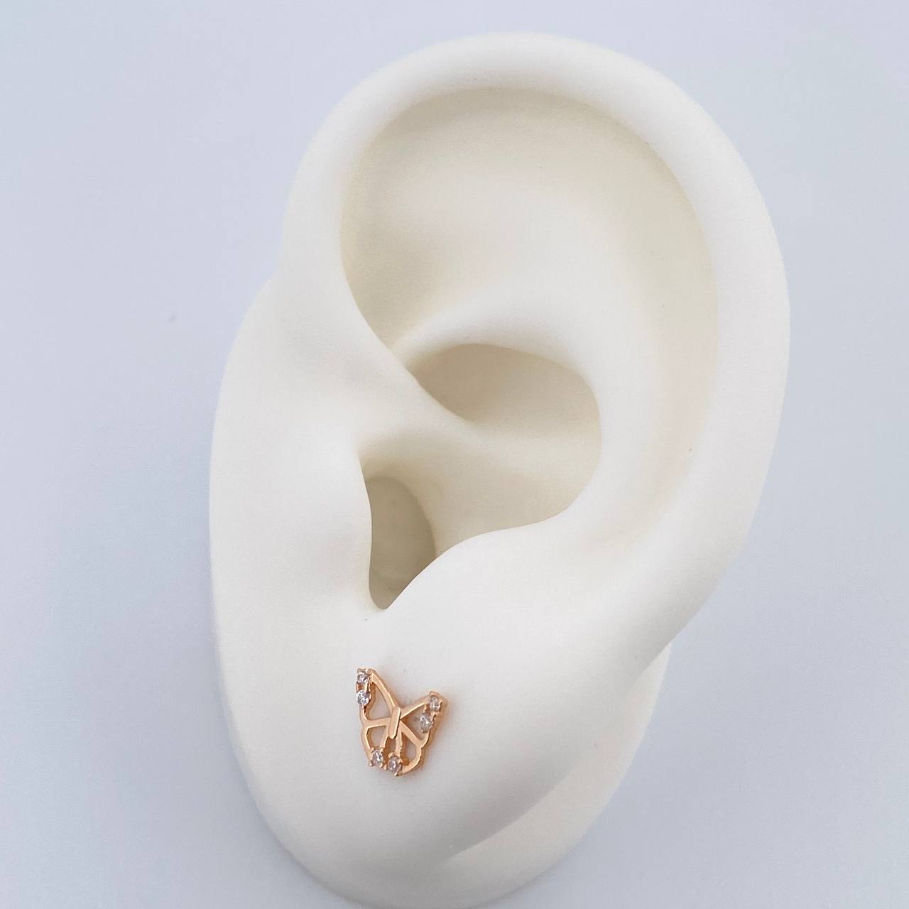 Topos Mariposa 0.65gr / Oro 18K &