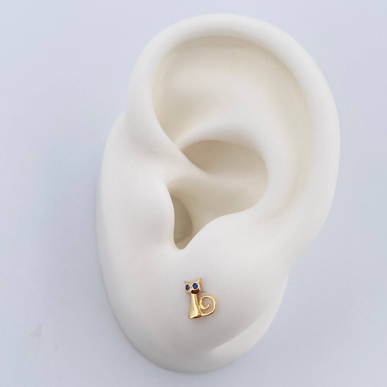 Topos Gato 0.65gr / Oro 18K &