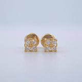 Topos Flor 0.65gr / Oro 18K &
