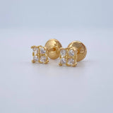 Topos Flor 0.65gr / Oro 18K &