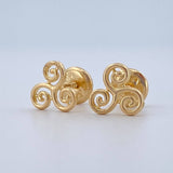 Topos Helice En Espiral 0.85gr / Oro 18K &