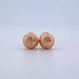 Topos Bola 0.75gr / 6mm Diamantadas Oro Rosa 18K &