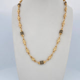 Cadena Rustica Flores 12.5gr / 61.6cm / Oro 18K &