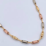 Cadena Rustica Tribal 9.95gr / 57cm / Oro 18K &