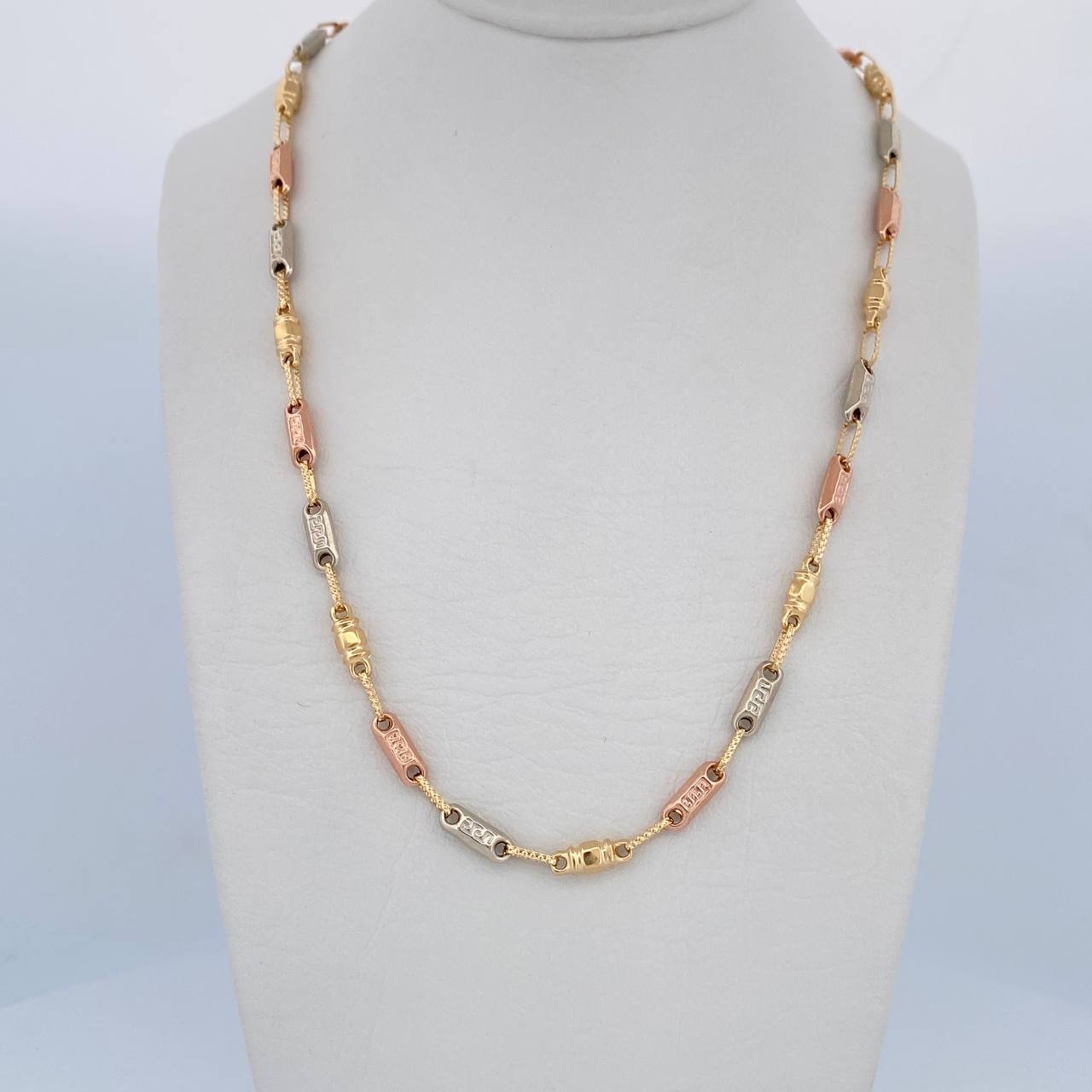 Cadena Rustica Tribal 9.95gr / 57cm / Oro 18K &
