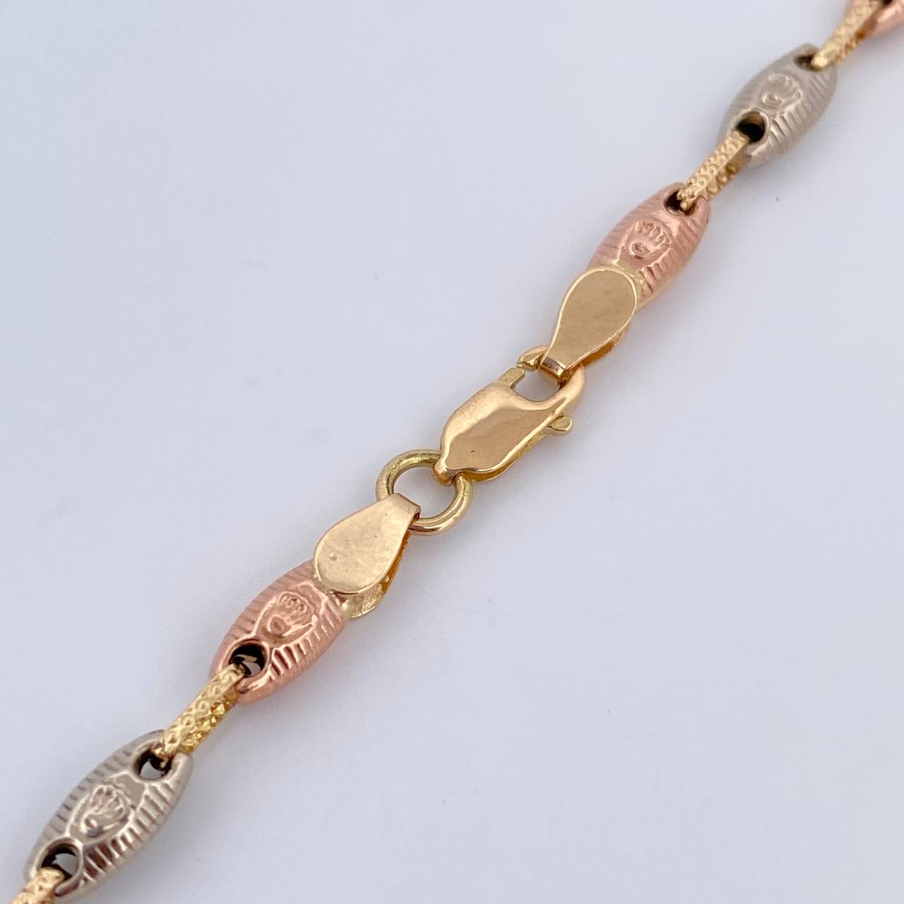Cadena Rustica Corona RX 12.25gr / 56.5cm / Oro 18K &