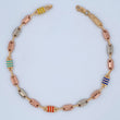 Tobillera Rustica Barril 6gr / 25.5cm / Oro 18K &