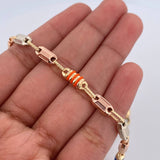 Tobillera Rustica Barril 6gr / 25.5cm / Oro 18K &