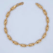 Pulso Rustico Grano Café 5.3gr / 22cm / Oro 18K &
